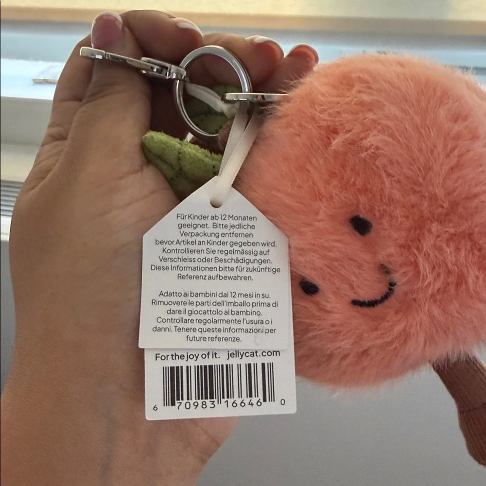 Peach Bag Charm - Picture 4 of 4